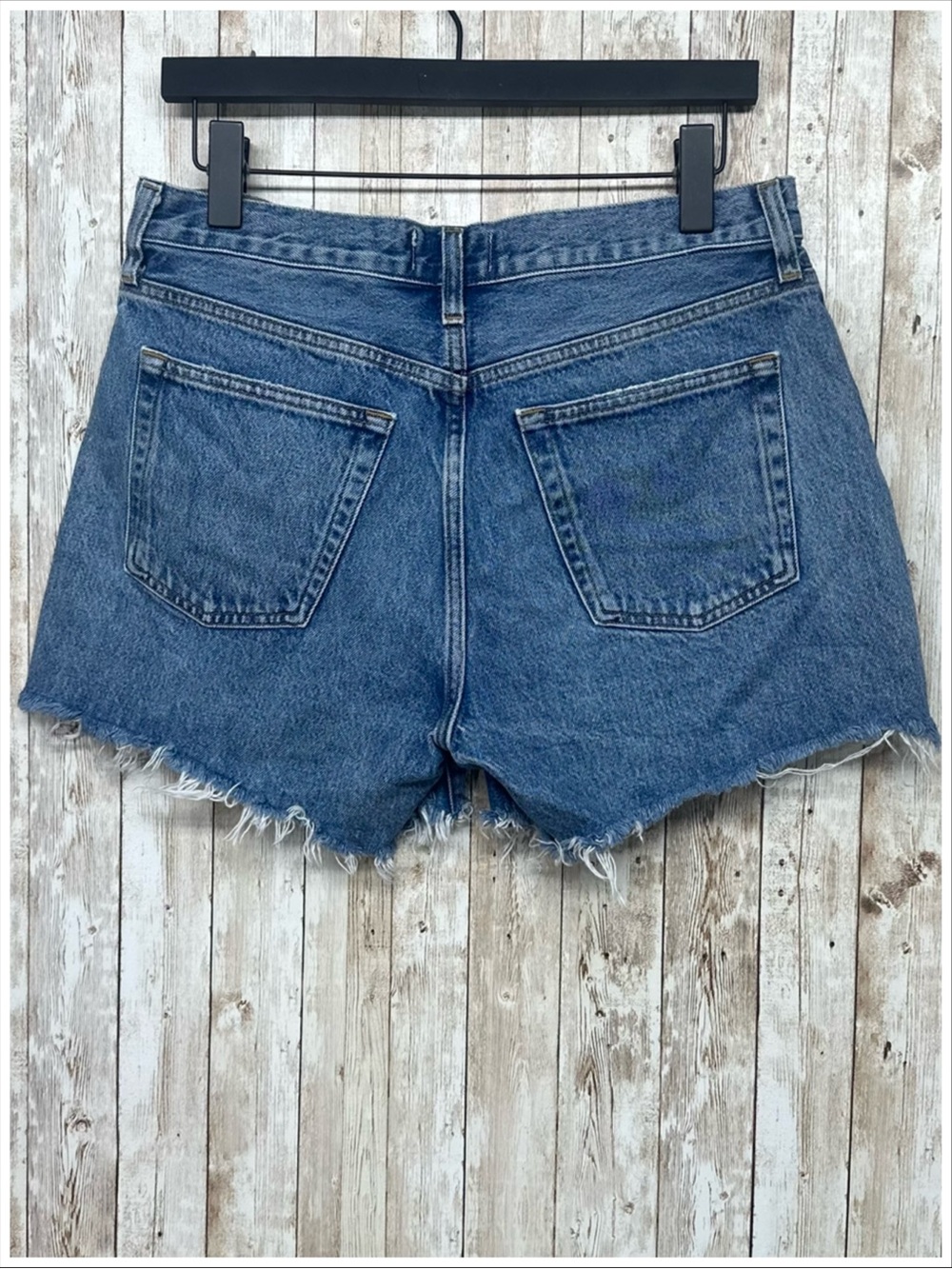 AGOLDE Button Fly Parker Long Jean Shorts ~ Size 28 ~ Item #501 - Picture 2 of 10
